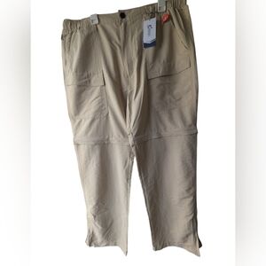 World Wide Sportsman Men's Tan Convertible Pants